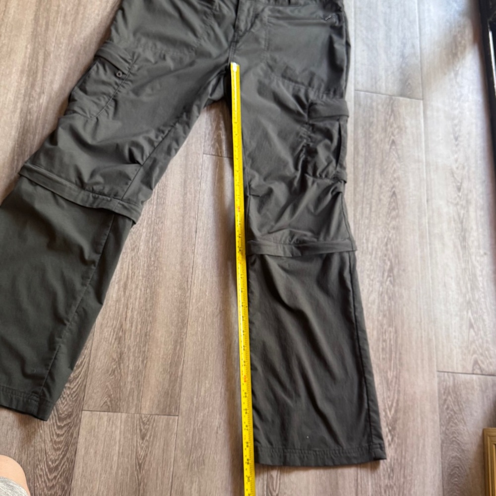 REI Co-Op Women Sz 10P Pants Gorpcore Convertible Olive Green Outdoor Hike Cargo - Picture 11 of 11